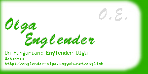 olga englender business card